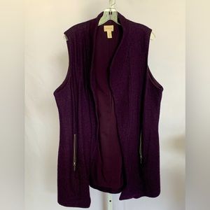 CHICO’S (Size 3) Eggplant Vest